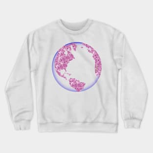 flower world design by indonesia68 Crewneck Sweatshirt